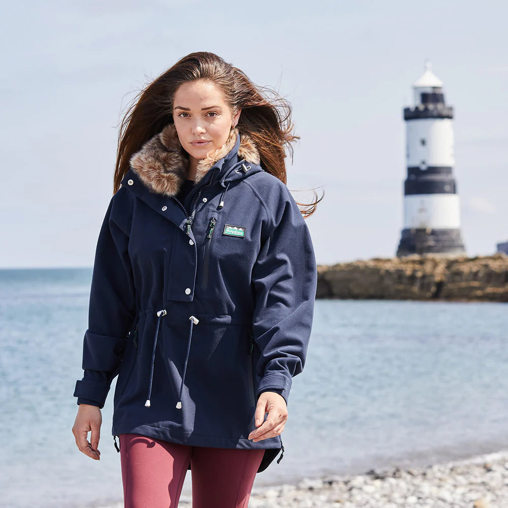 Ridgeline Womens Monsoon Nordic Smock #colour_navy