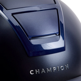 Champion Insight Round Standard Peak Riding Hat #colour_matt-navy