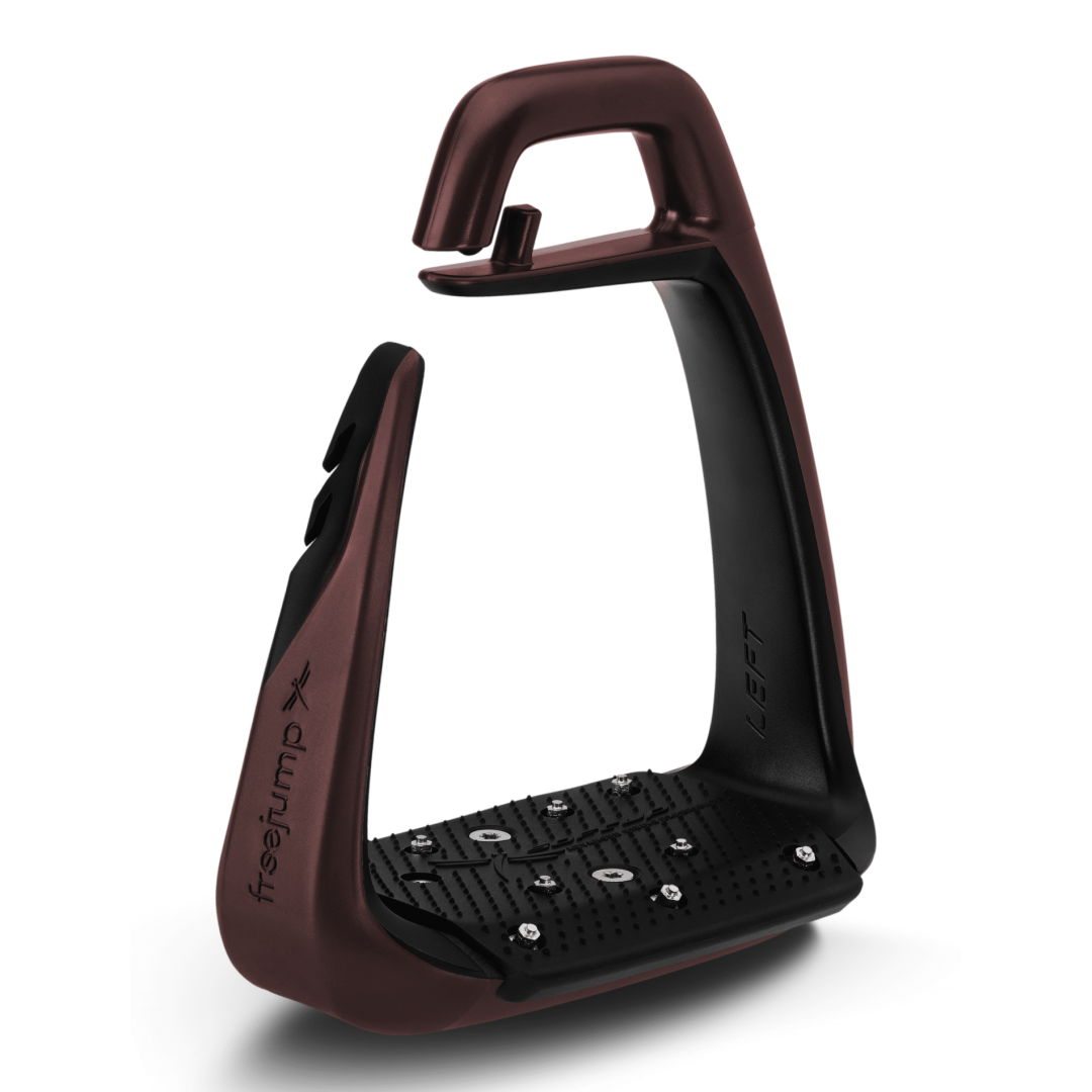 Freejump Soft Up Classic+ Pearl Stirrups #colour_copper-black