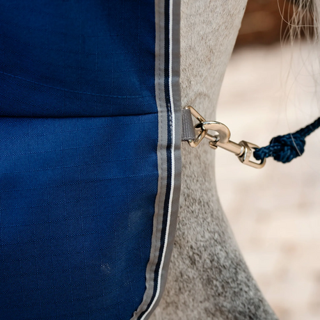 Horseware Ireland Rambo Stable Sheet #colour_navy-thunderstorm-grey-silver