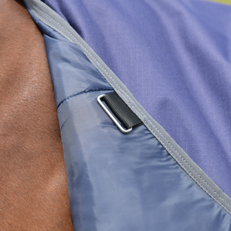 Weatherbeeta Comfitec Tyro 220G Standard Neck Turnout #colour_navy-charcoal