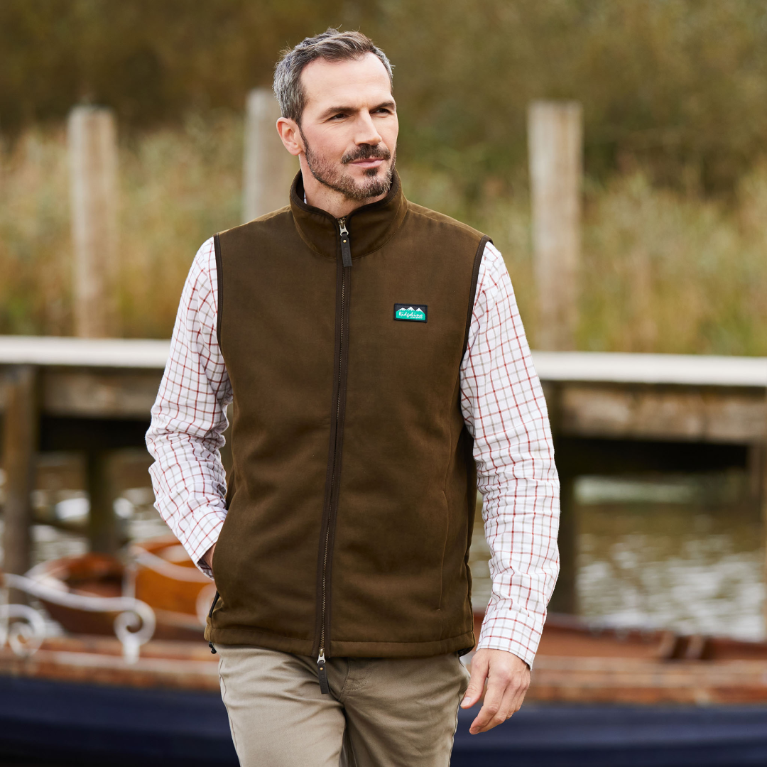 Ridgeline Mens Monarch Gilet #colour_moody-teak
