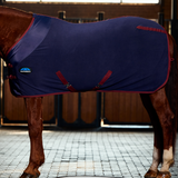 Weatherbeeta Anti-Static Fleece Cooler Standard Neck #colour_navy-burgundy