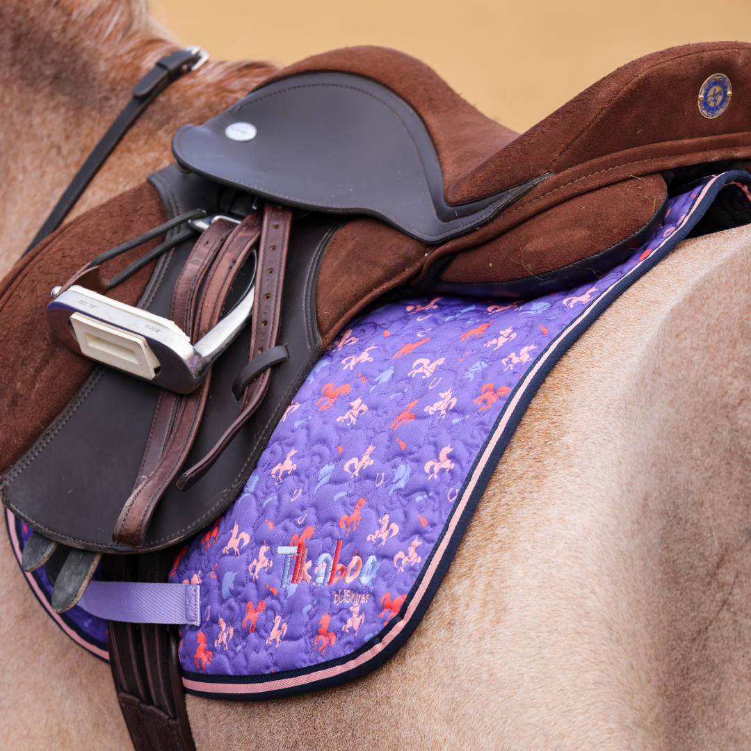 Shires Tikaboo Saddle Pad #colour_unicorn