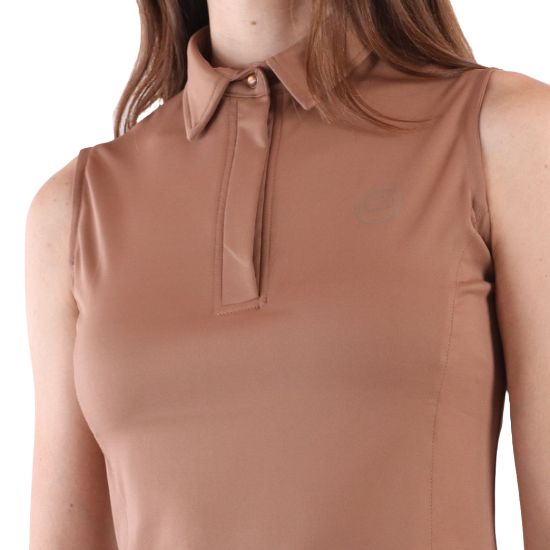 Montar Fiona Sleeveless Polo Shirt #colour_moonstone
