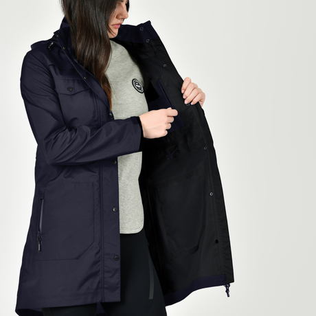 Weatherbeeta Waterproof Ladies Paloma Jacket #colour_sky-captain
