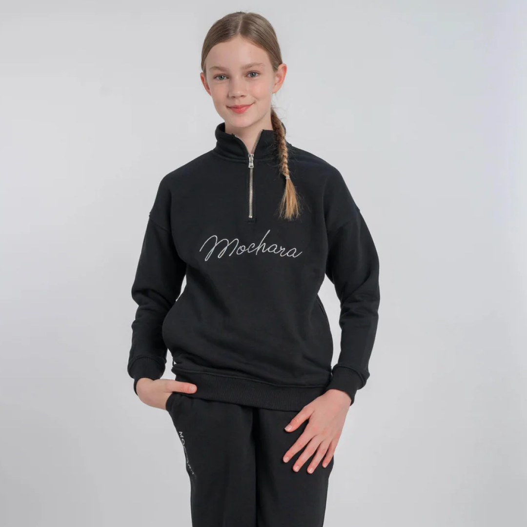Mochara Childs Luxe Edition Half Zip Sweatshirt