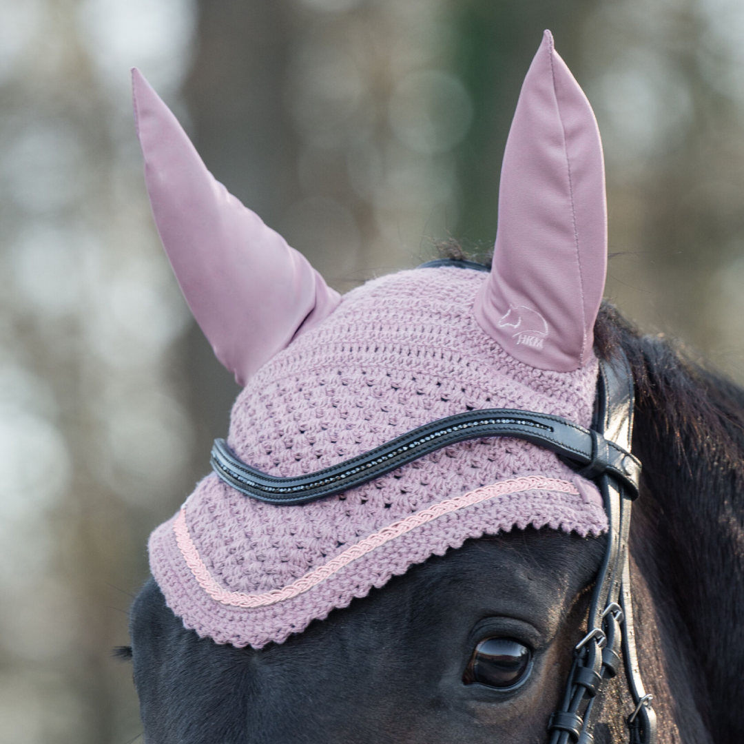 HKM Ear Bonnet -Daphne- #colour_mauve