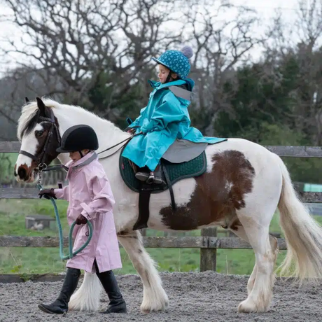 Equicoat Childs Reincoat Lite #colour_teal