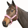 Roma Fleece Shaped Headcollar #colour_berry