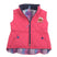 British Country Collection Three Fat Ponies Childrens Gilet #colour_fuchsia