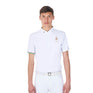 Equestro Men's Competition Polo Shirt Equestro X Fise #colour_white