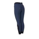 Equestro Women's Full Grip Breeches Equestro X Fise #colour_blue