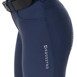 Equestro Women's Full Grip Breeches Equestro X Fise #colour_blue