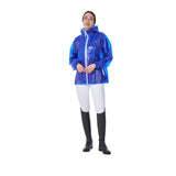 Equestro Unisex Raincoat Equestro X Fise #colour_blue