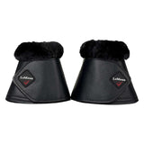 LeMieux Fleece Wrapround Over Reach Boots Black