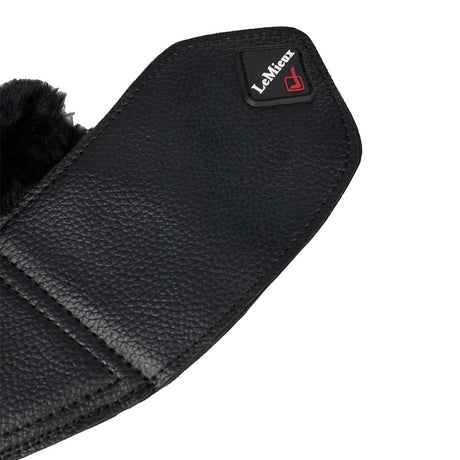 LeMieux Fleece Wrapround Over Reach Boots Black