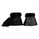 LeMieux Fleece Wrapround Over Reach Boots Black