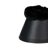 LeMieux Fleece Wrapround Over Reach Boots Black