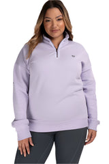 Mochara Half Zip Sweatshirt 
#colour_lilac