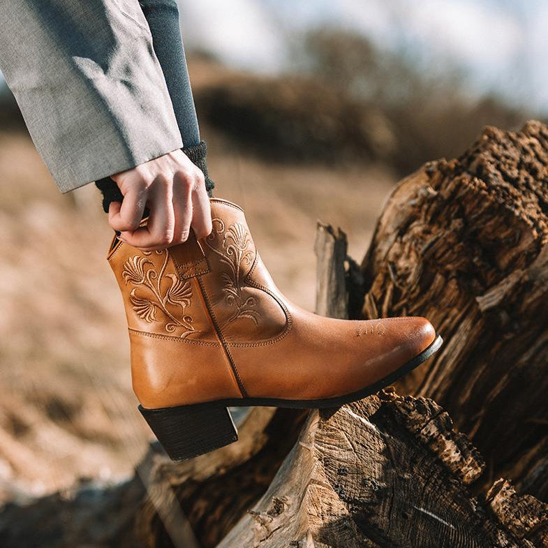 Mountain Horse Loretta Western Boots #colour_brown