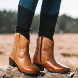 Mountain Horse Loretta Western Boots #colour_brown
