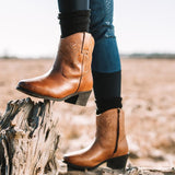 Mountain Horse Loretta Western Boots #colour_brown