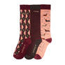 Toggi Loughty Women's Socks #colour_burgundy