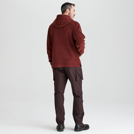Men's Ballistic Fleece Hoodie - Oxblood