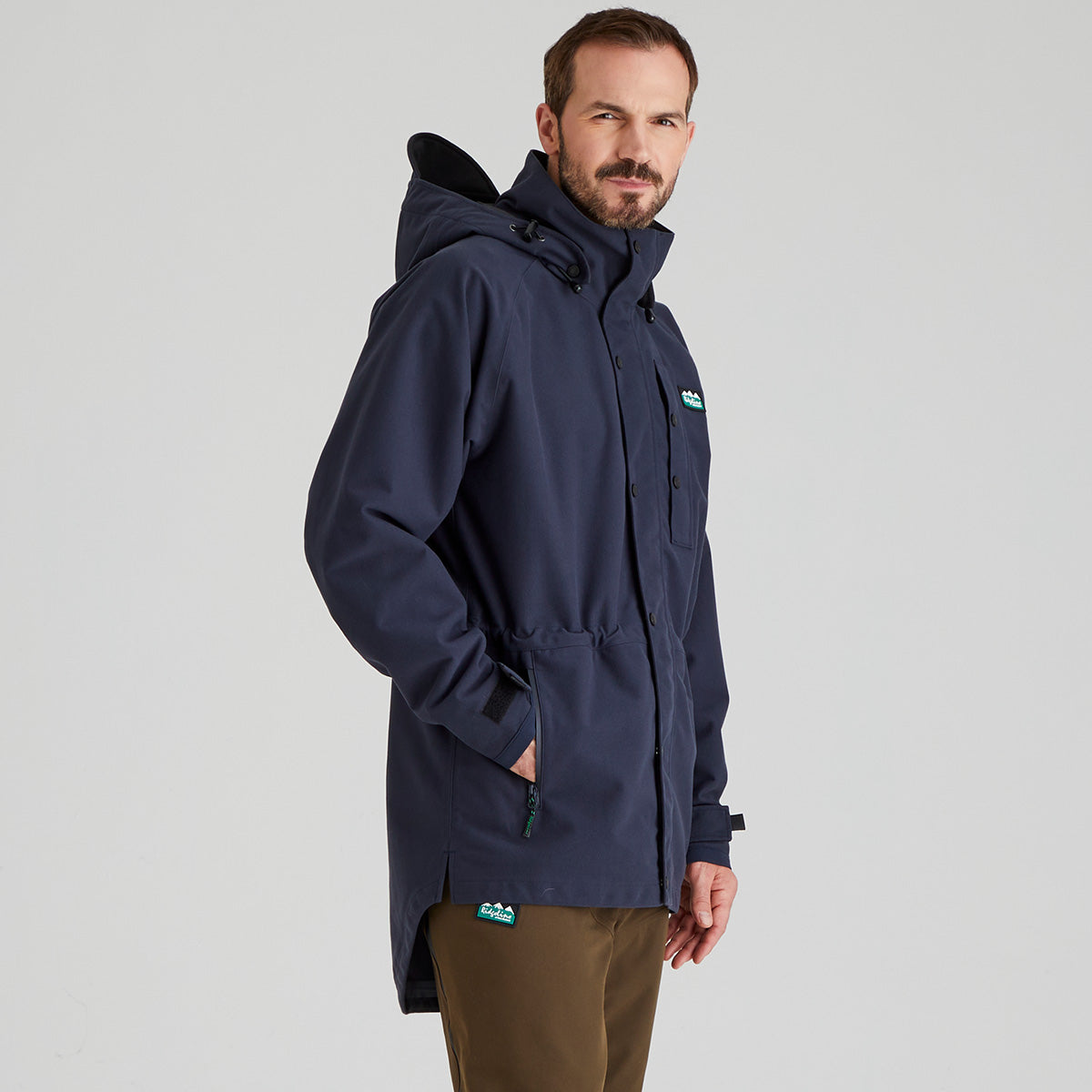 Ridgeline Mens Monsoon Classic Jacket #colour_navy