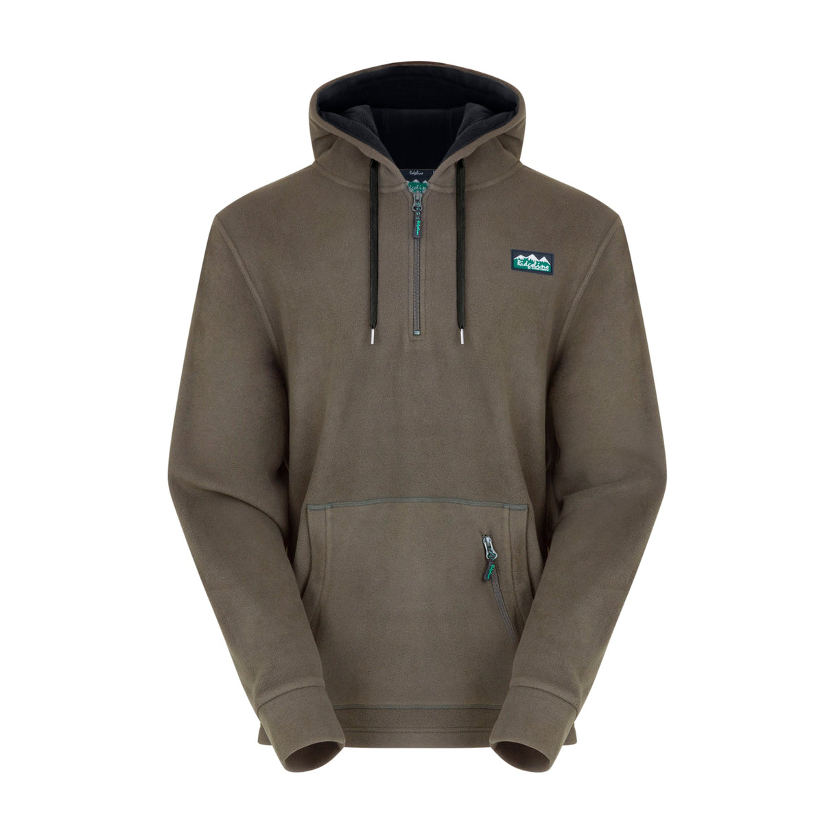 Ridgeline Ballistic Long Sleeved Fleece Hoodie #colour_smokey-olive