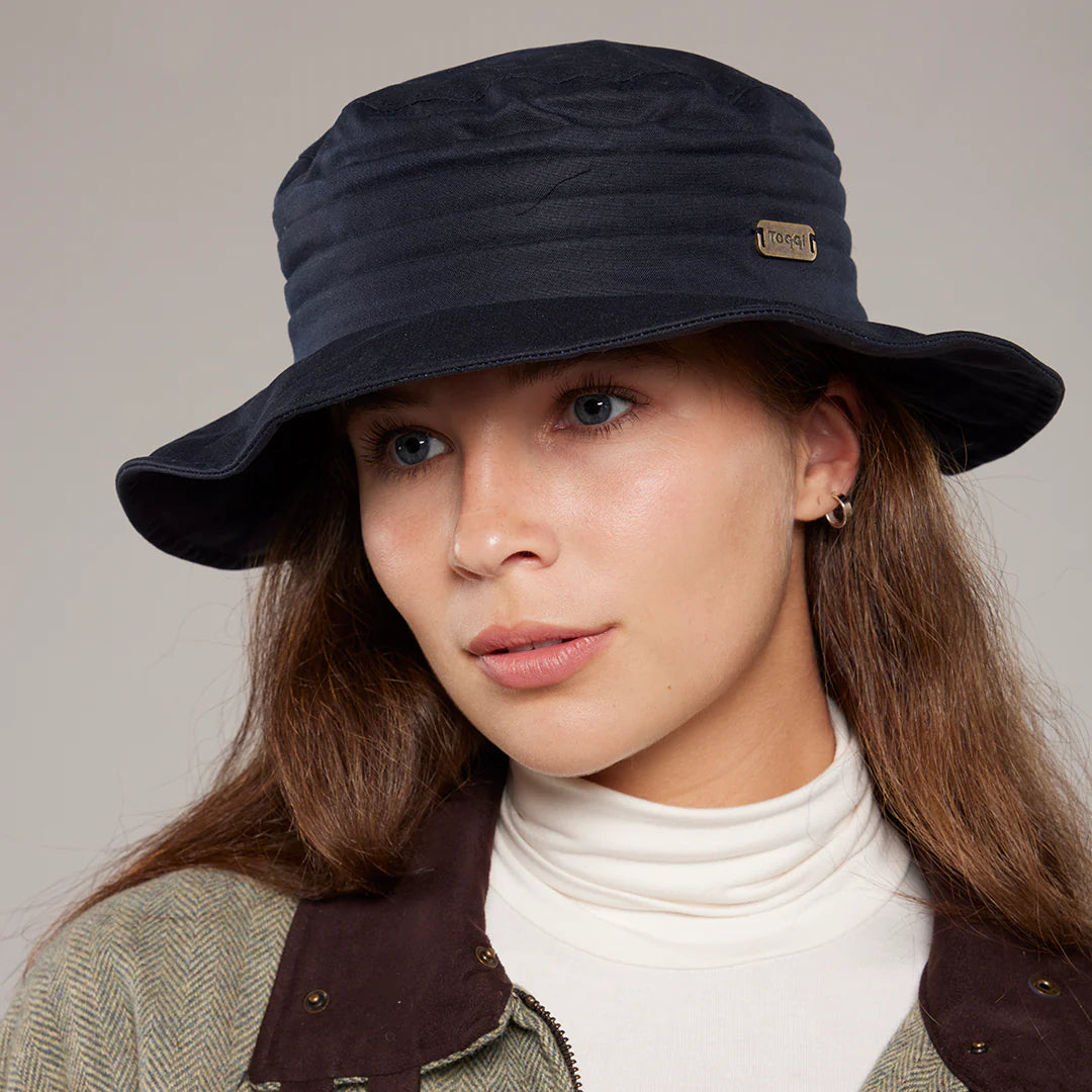 Toggi Ladies Monroe Wax Cloche #colour_navy