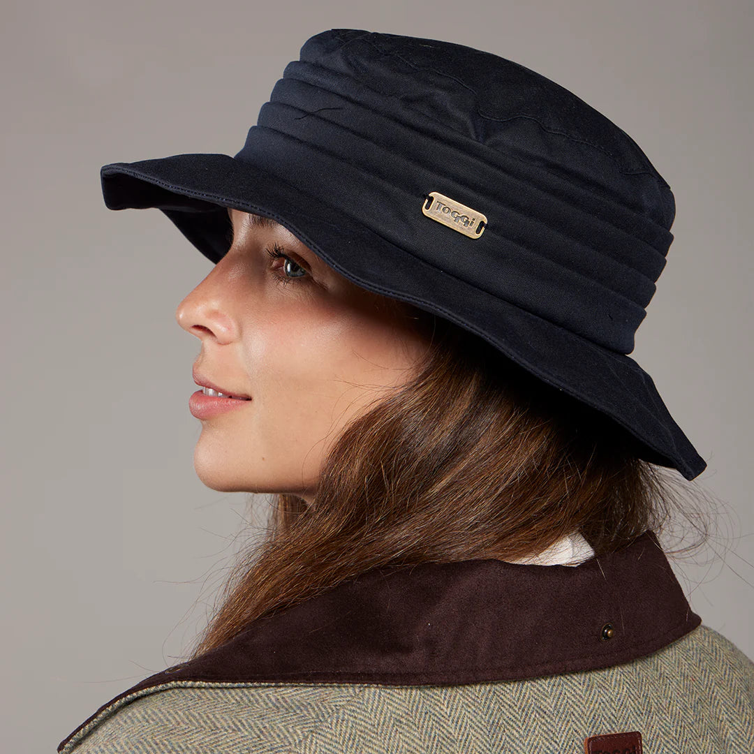 Toggi Ladies Monroe Wax Cloche #colour_navy