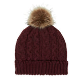 Ridgeline Nordic Fleck Bobble Hat #colour_winter-berry