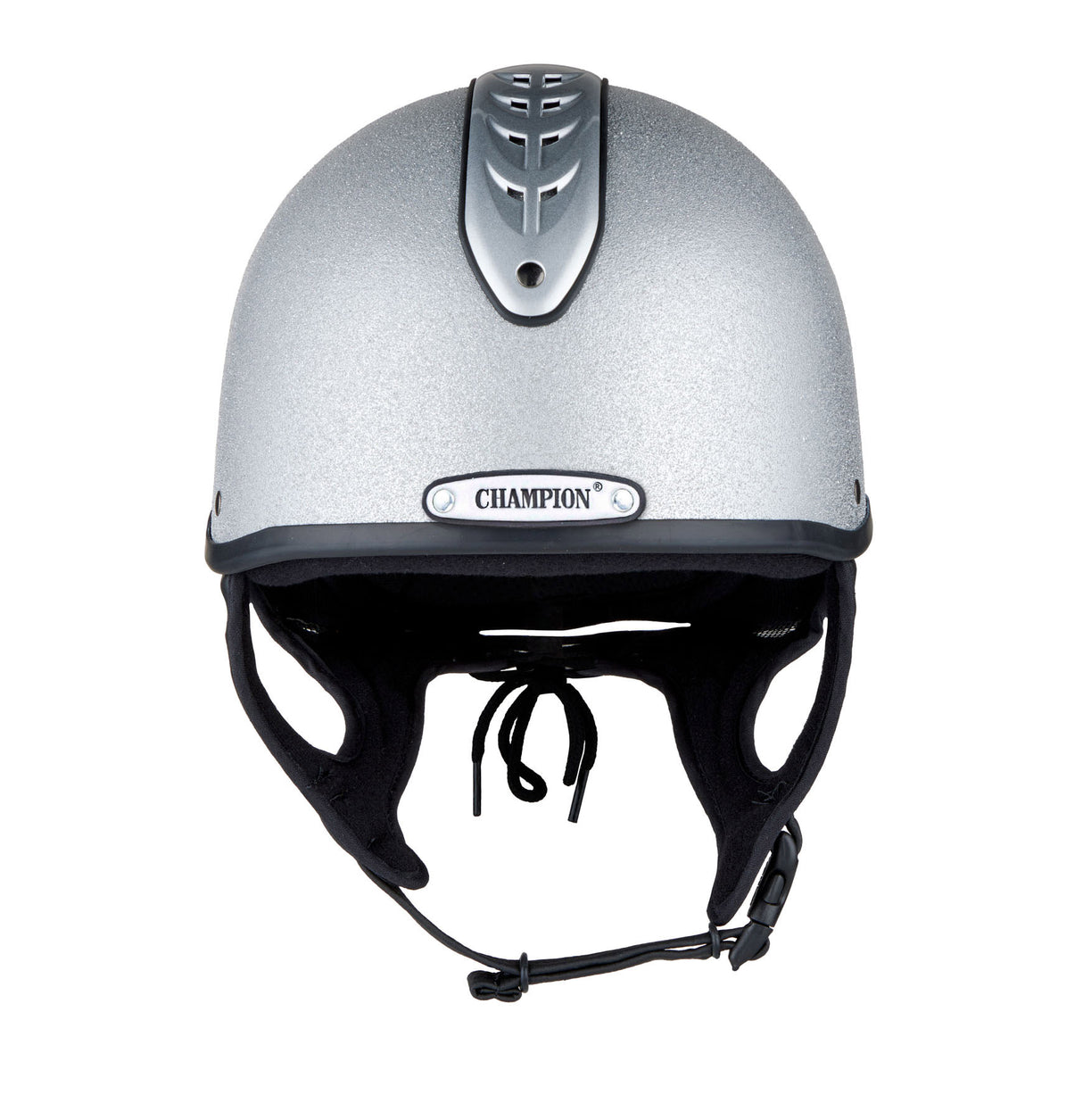 Champion Junior X-Air Nova Jockey Helmet #colour_silver