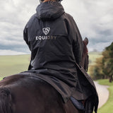 EQUIDRY Women's Thick Fleece Evolution Fixed Hood #colour_black-olive