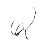 Equestro Tanned Leather Collier Martingale #colour_black