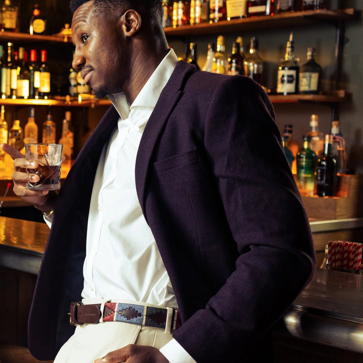 Pampeano Otono Leather Polo Belt