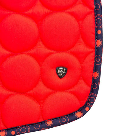 Hy Equestrian DynaMizs Ecliptic Close Contact Saddle Pad #colour_red-navy