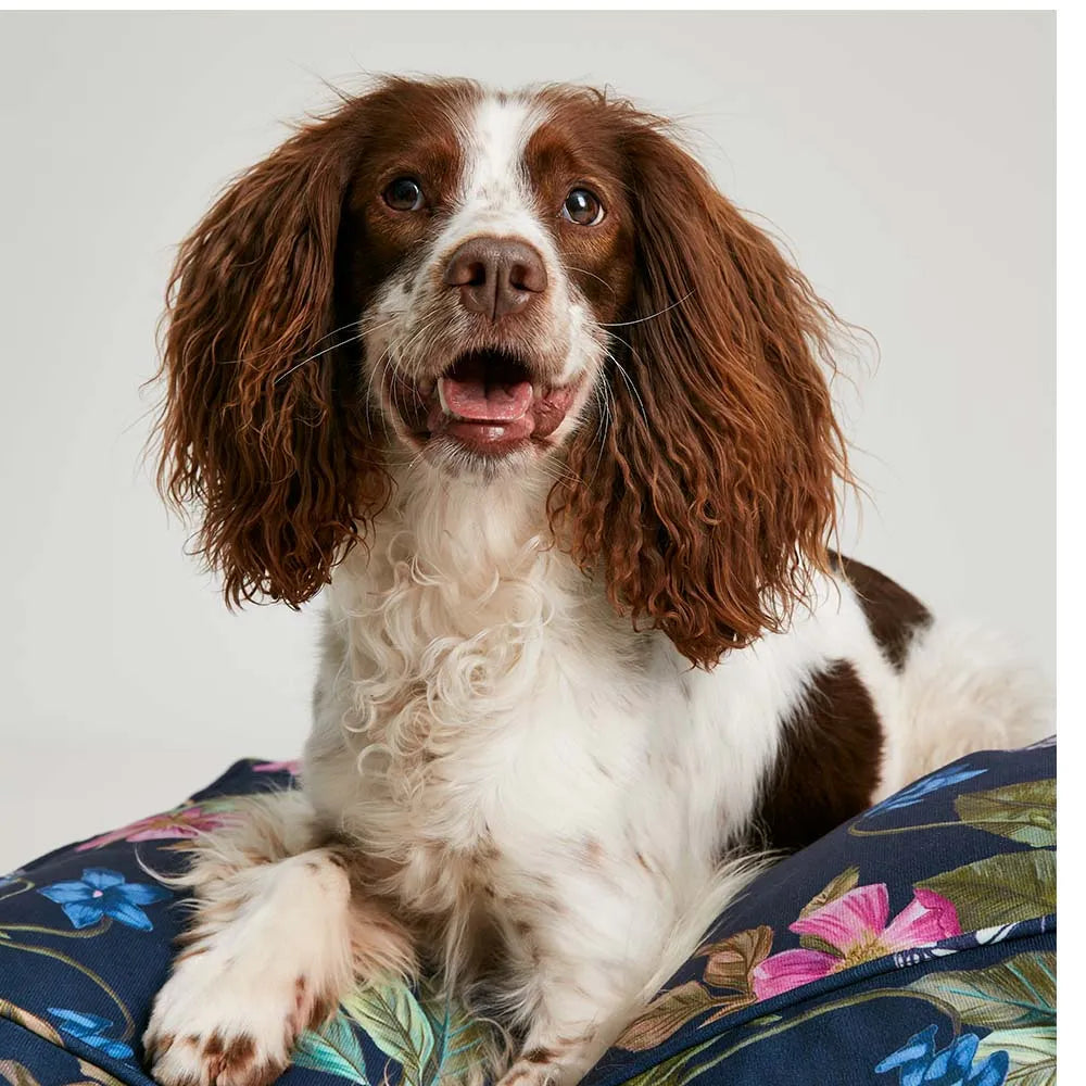 Joules Botanical Floral Mattress #colour_navy-floral-print