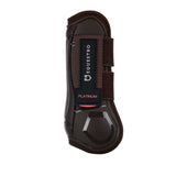Equestro Tendon Boots And Closed Fetlock In TPU And Neoprene #colour_brown
