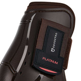 Equestro Tendon Boots And Closed Fetlock In TPU And Neoprene #colour_brown
