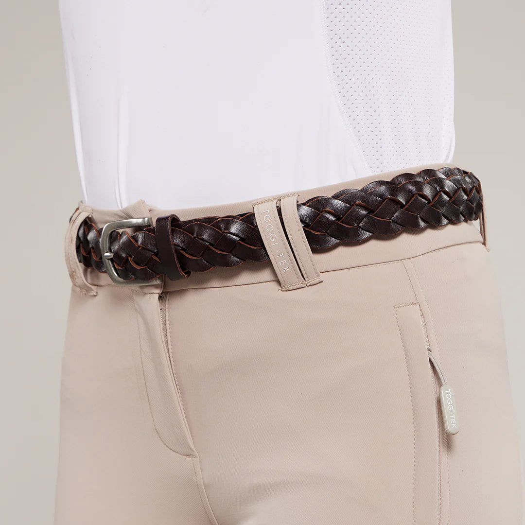 Toggi Philipa Leather Belt #colour_chocolate