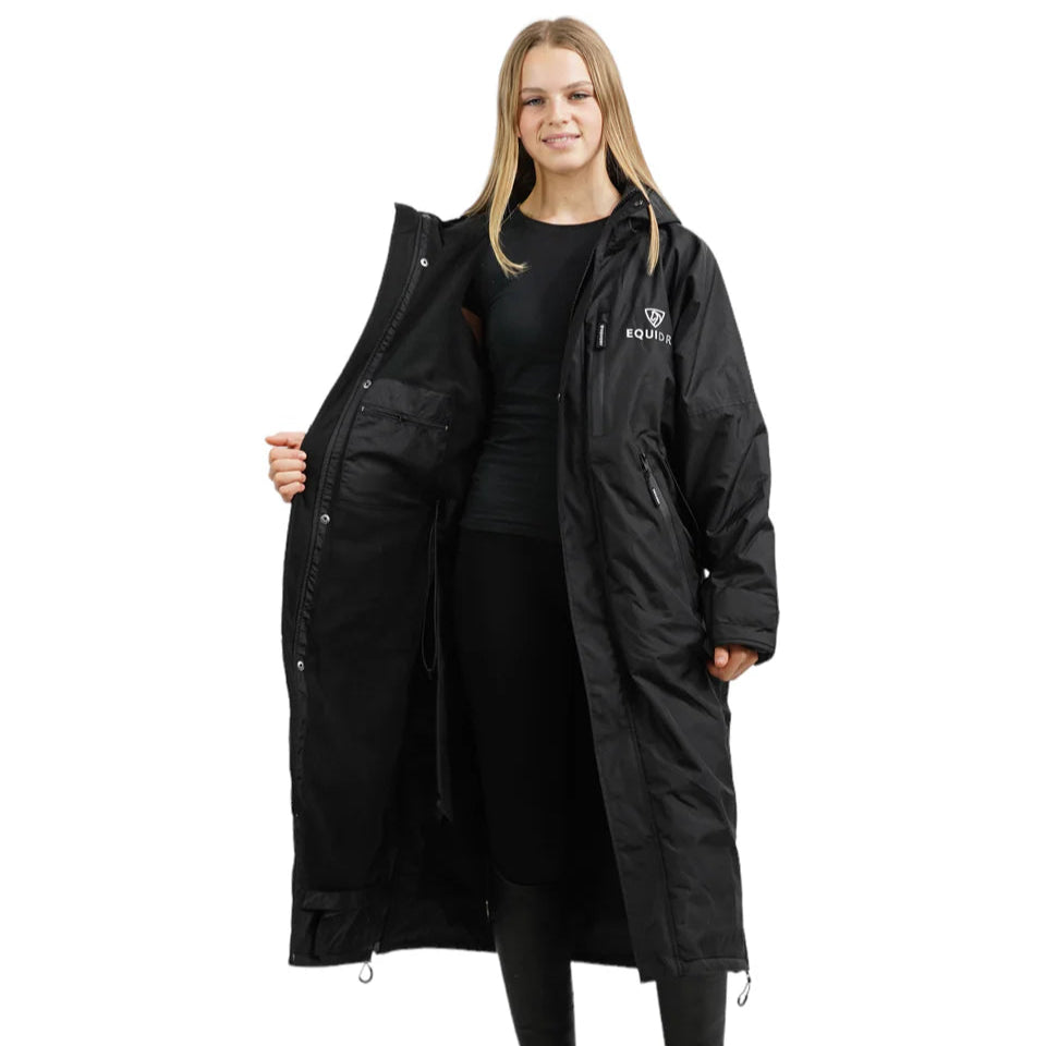 EQUIDRY Women's Thin Fleece Evolution #colour_black-black