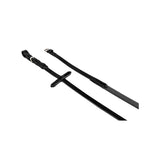 Equestro Reins In Leather And Smooth Rubber