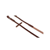 Equestro Reins In Leather And Smooth Rubber