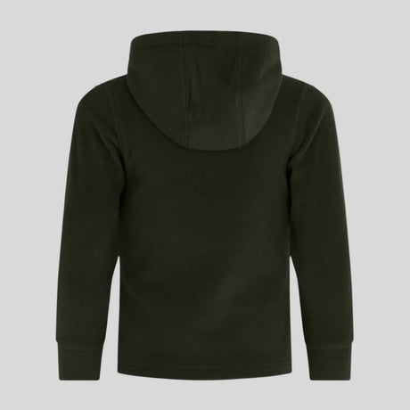 Ridgeline Kids Ballistic Long Sleeved Fleece Hoodie #colour_deep-forest