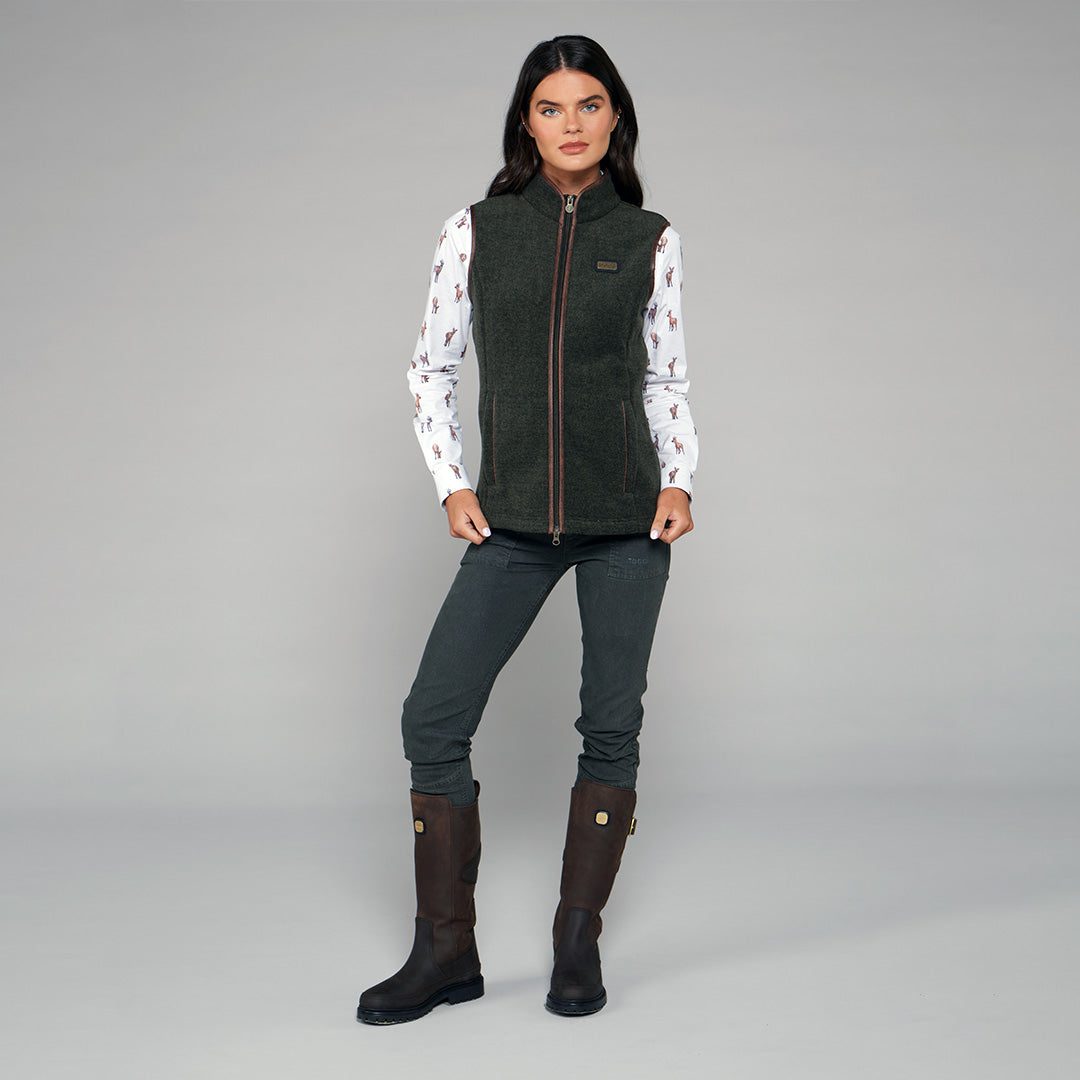 Toggi Regent Fleece Gilet #colour_forest-green
