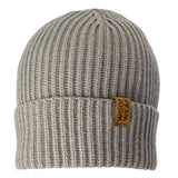 Woof Wear Ribbed Beanie #colour_stone