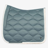 PS of Sweden Steel Blue Ruffle Pearl Dressage Saddle Pad